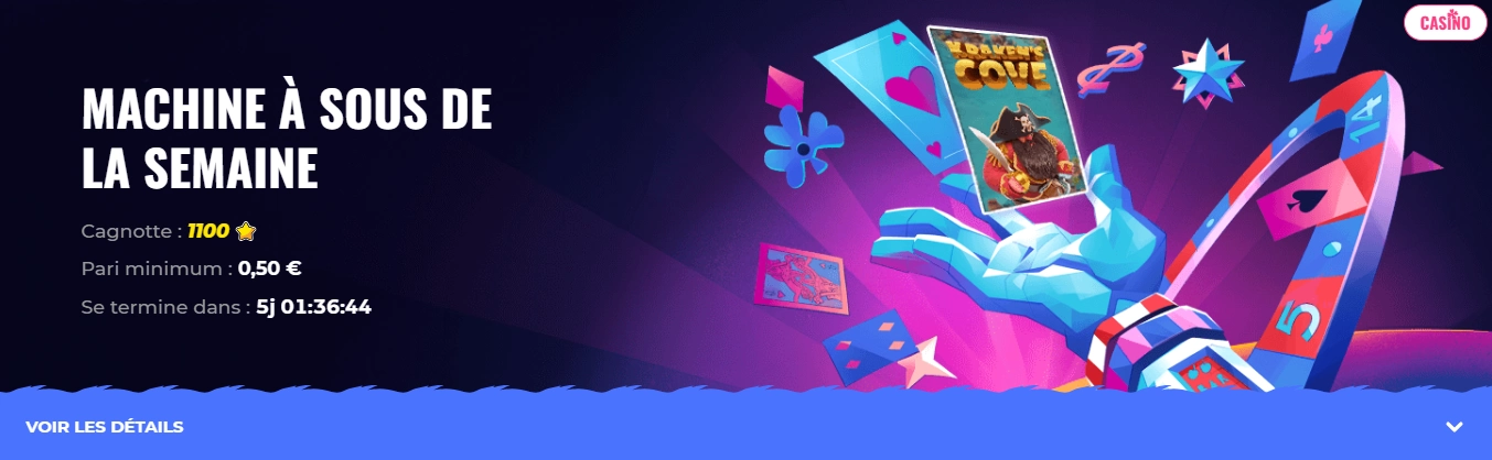 Tournoi de machines à sous sur Lunubet Casino